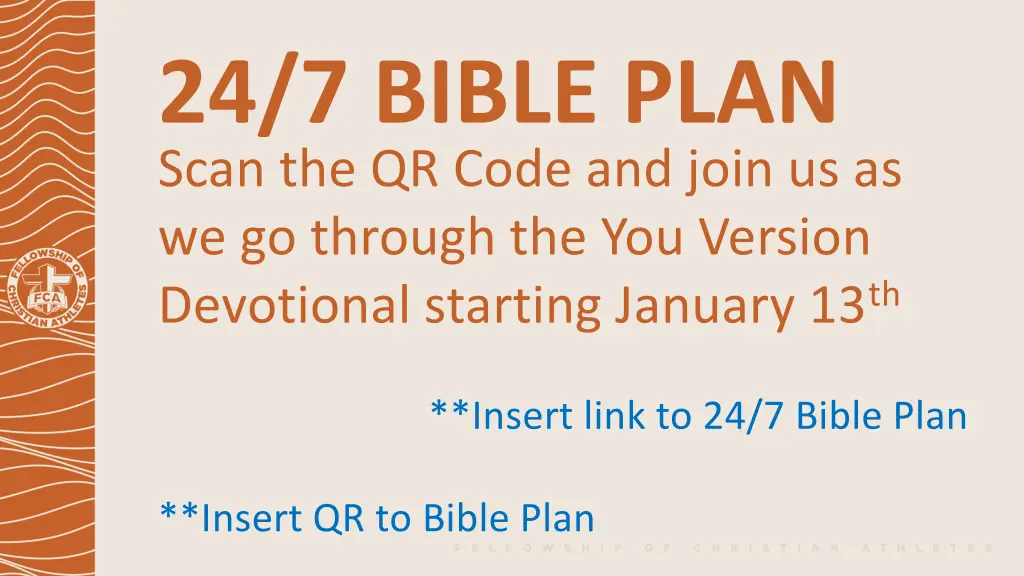 24 7 bible plan scan the qr code and join