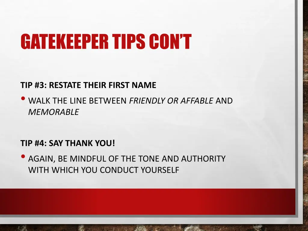 gatekeeper tips con t