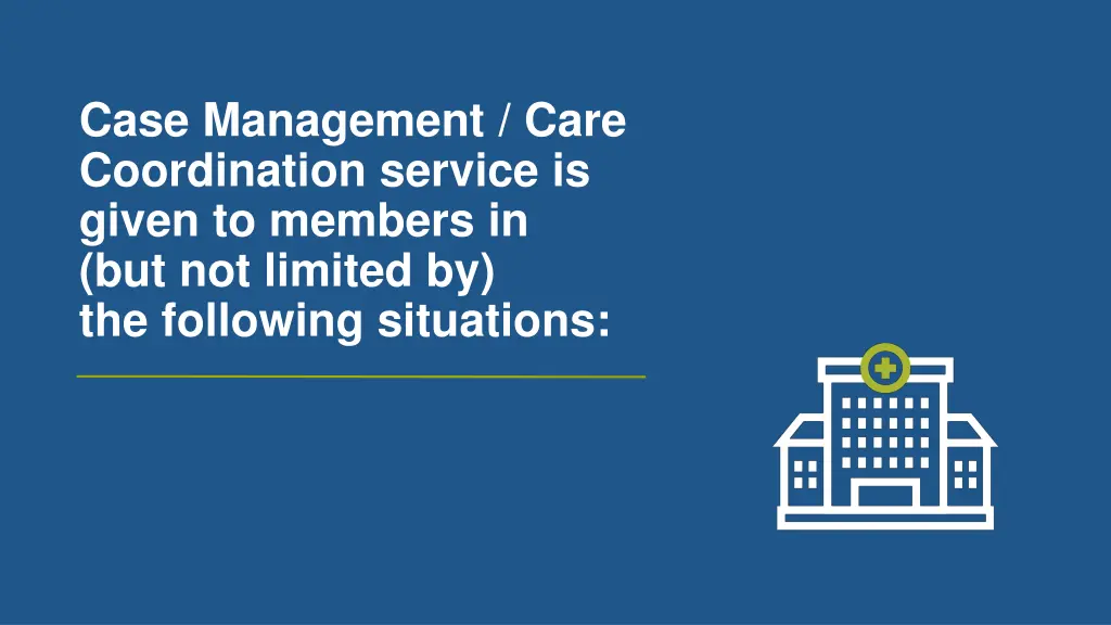 case management care coordination service