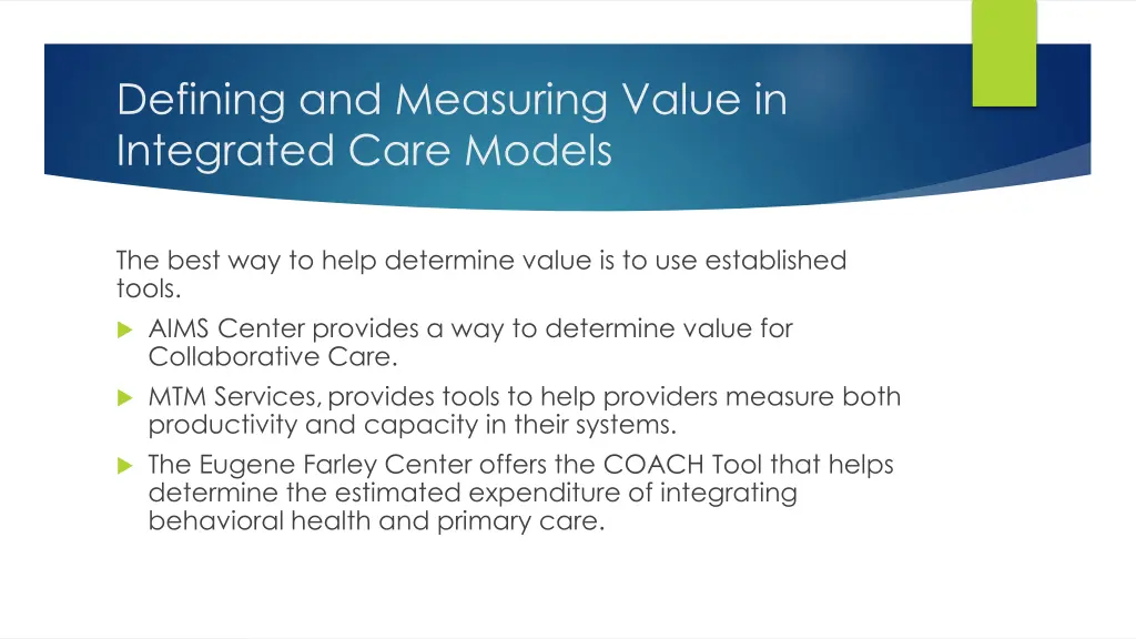 defining and measuring value in integrated care 3