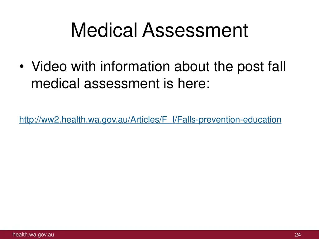 medical assessment