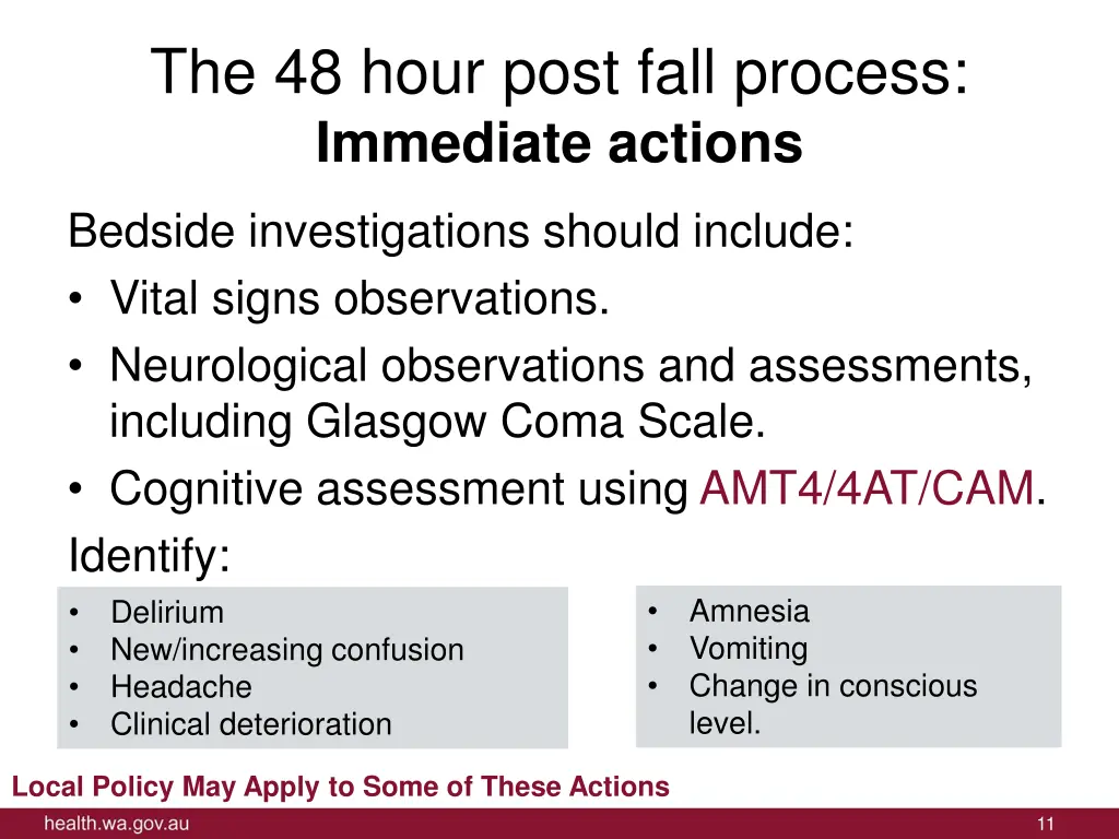 the 48 hour post fall process immediate actions 3