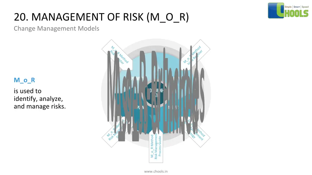 20 management of risk m o r change management