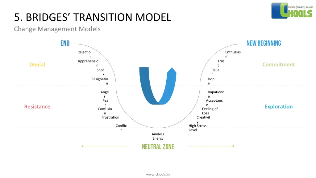 5 bridges transition model change management