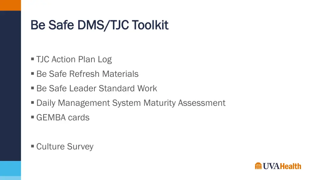 be safe dms tjc toolkit be safe dms tjc toolkit