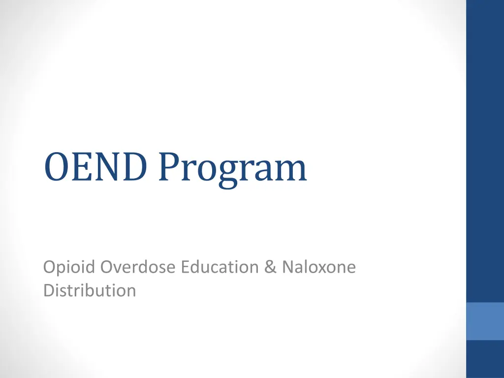 oend program