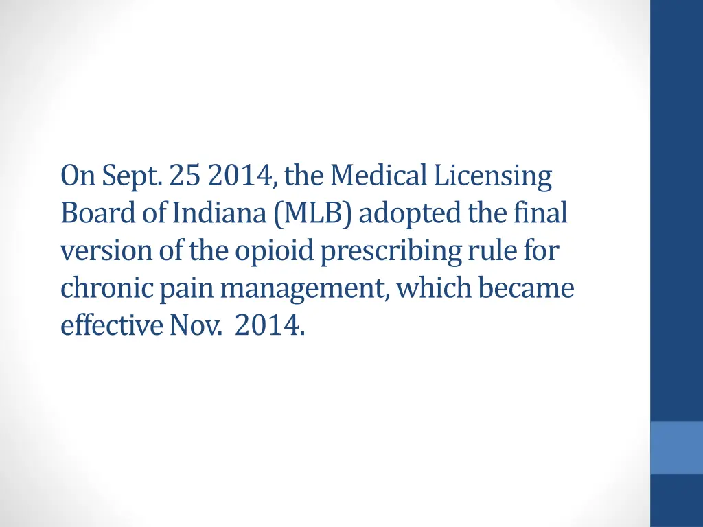 on sept 25 2014 the medical licensing board