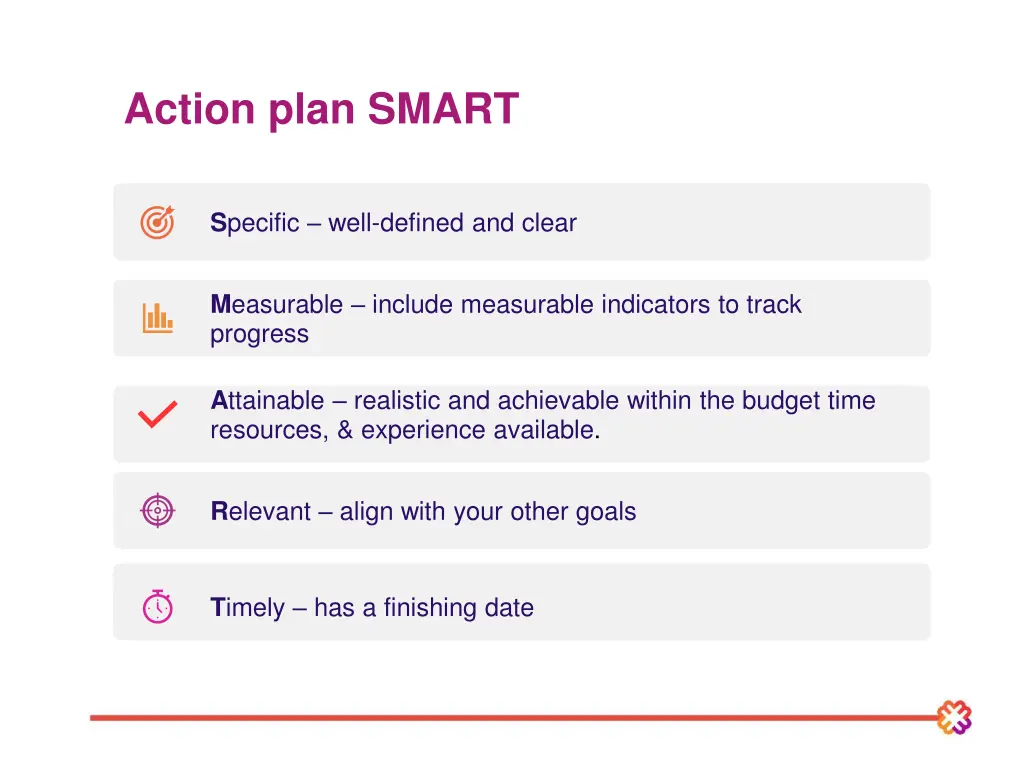 action plan smart