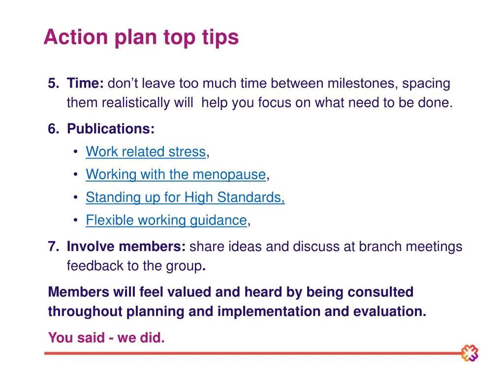 action plan top tips 1