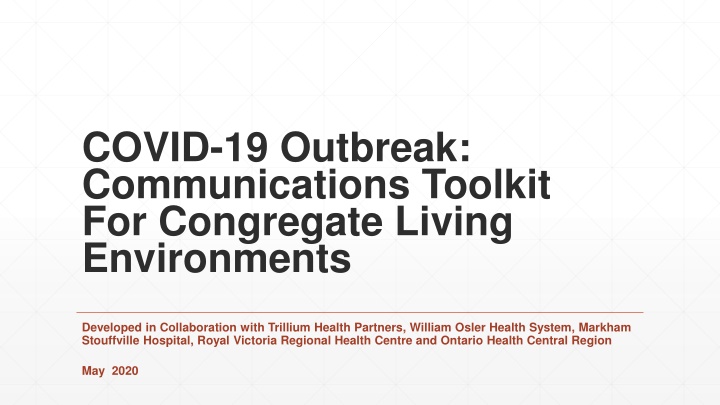 covid 19 outbreak communications toolkit