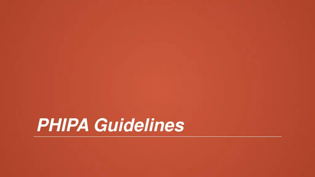 phipa guidelines