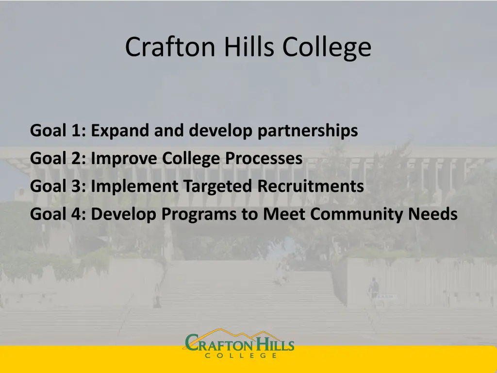 crafton hills college