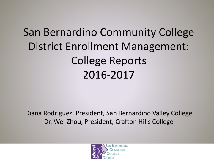 san bernardino community college district