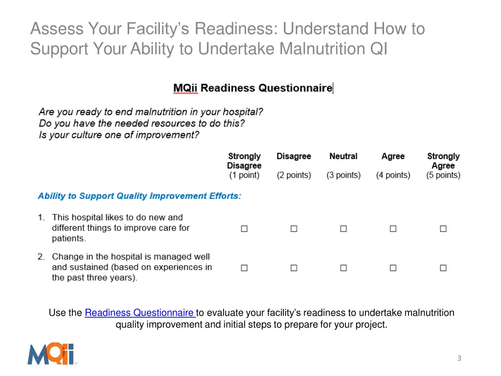 assess your facility s readiness understand