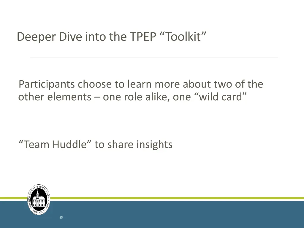 deeper dive into the tpep toolkit