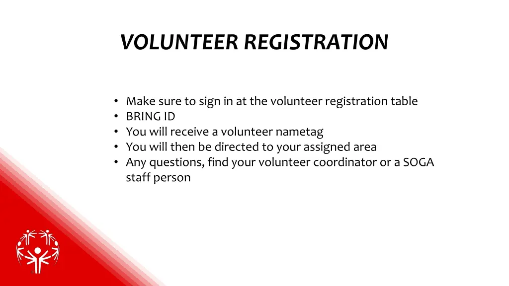 volunteer registration