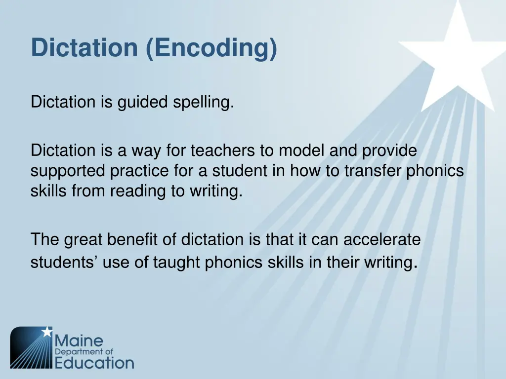 dictation encoding