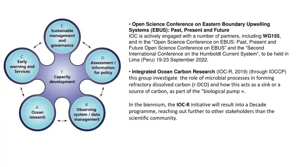 open science conference on eastern boundary