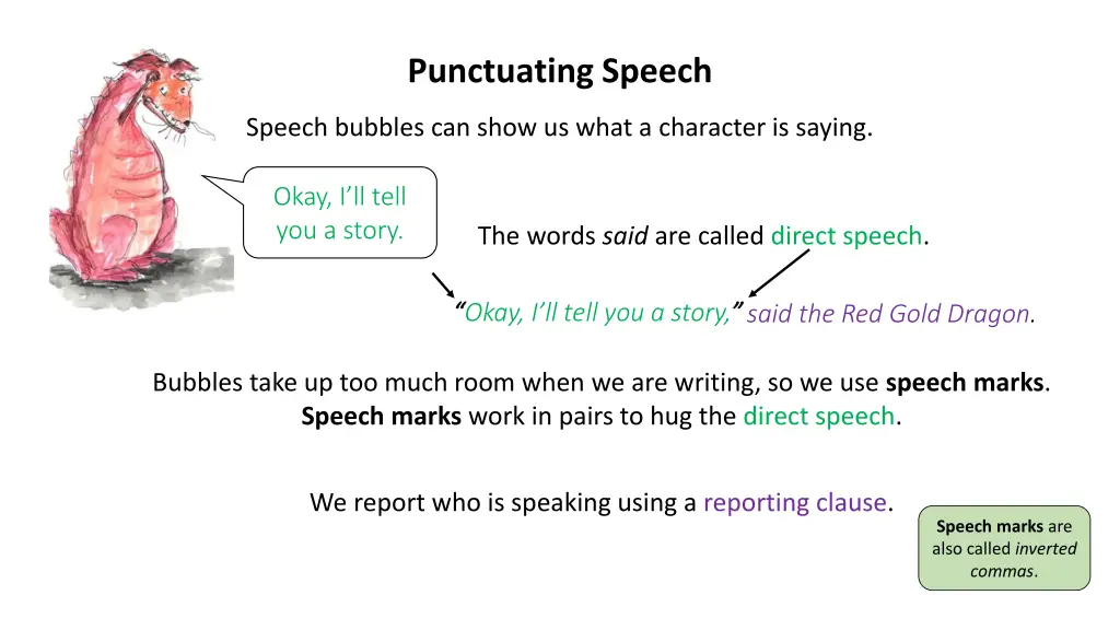 punctuating speech