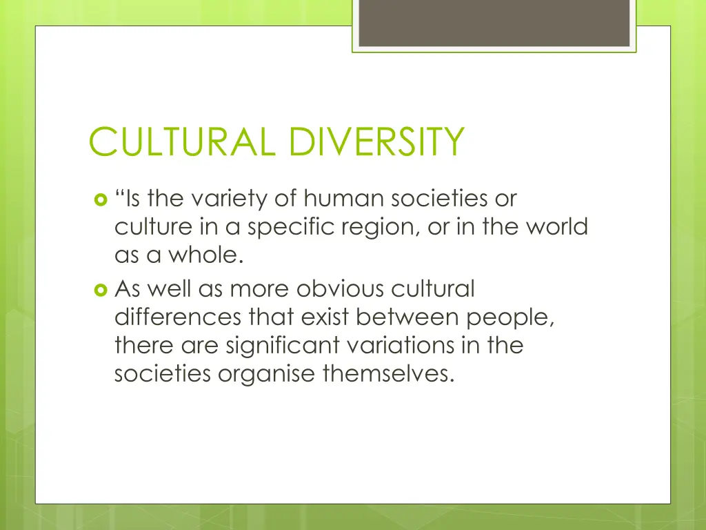 cultural diversity 1