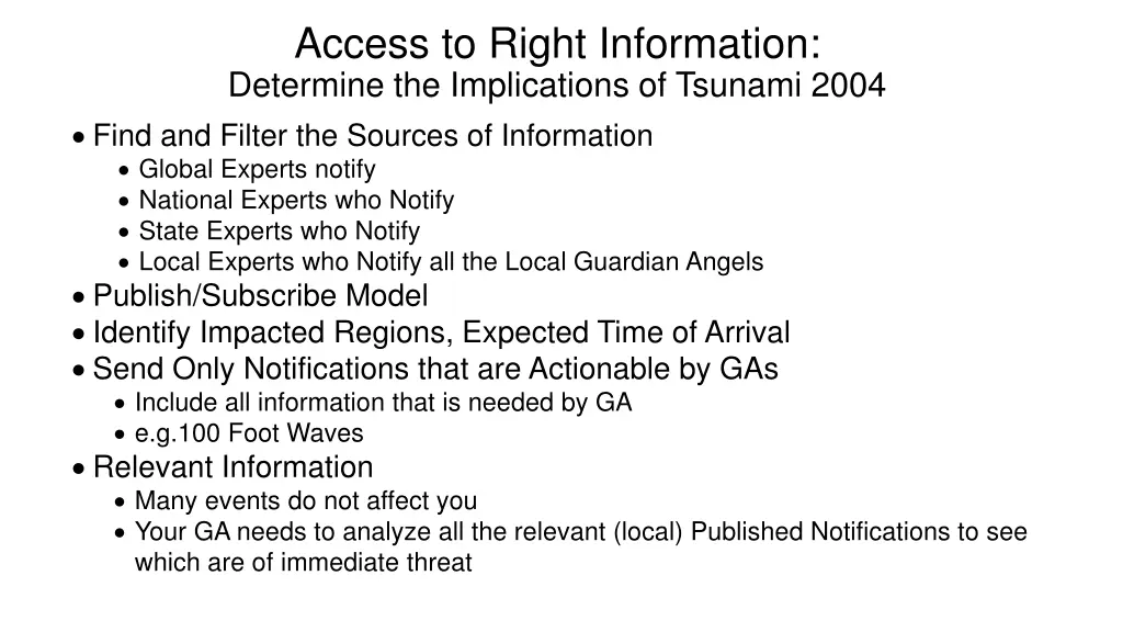 access to right information determine