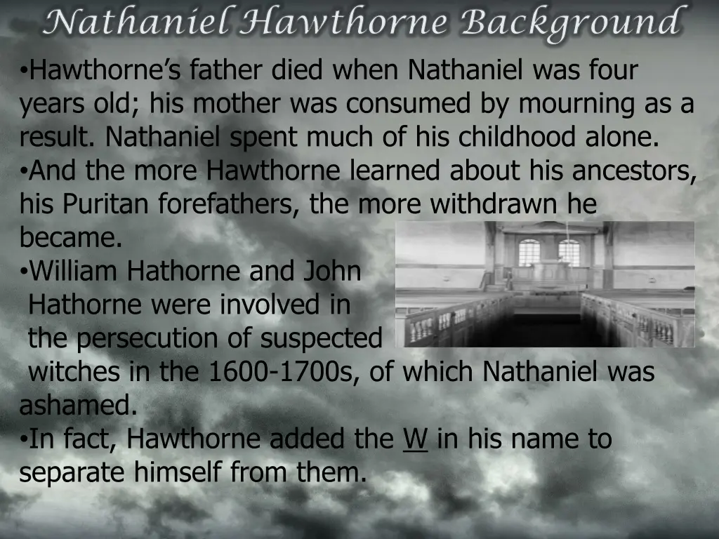 nathaniel hawthorne background nathaniel 1