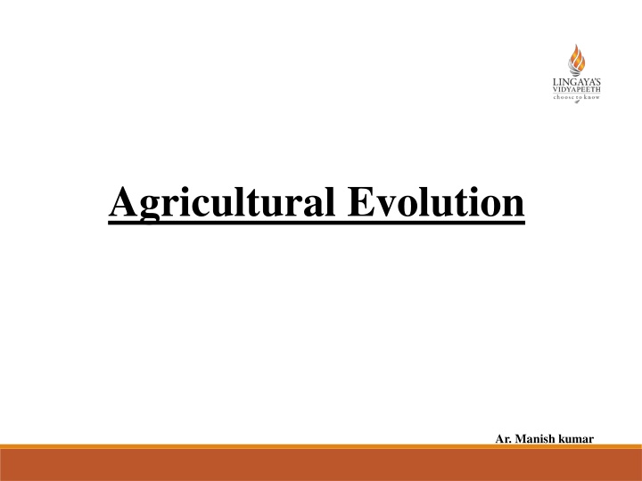 agricultural evolution