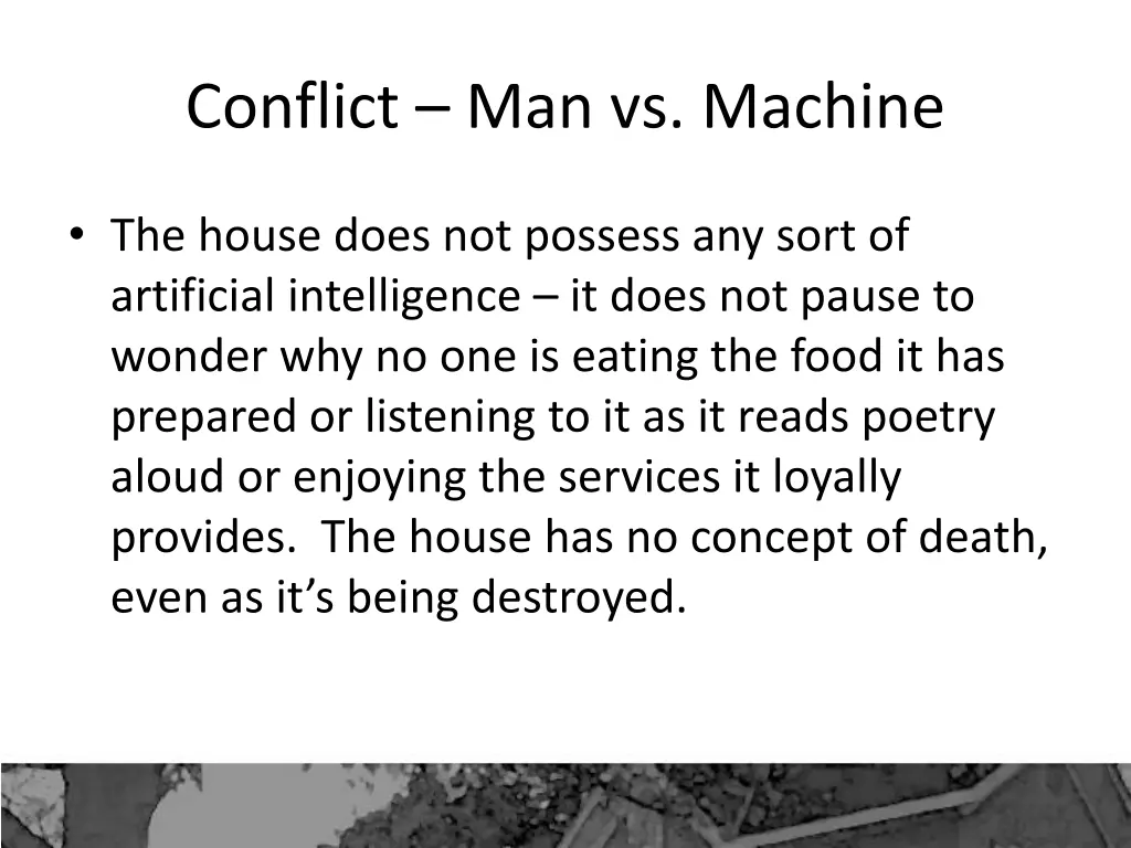 conflict man vs machine 1