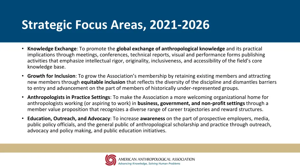 strategic focus areas 2021 2026