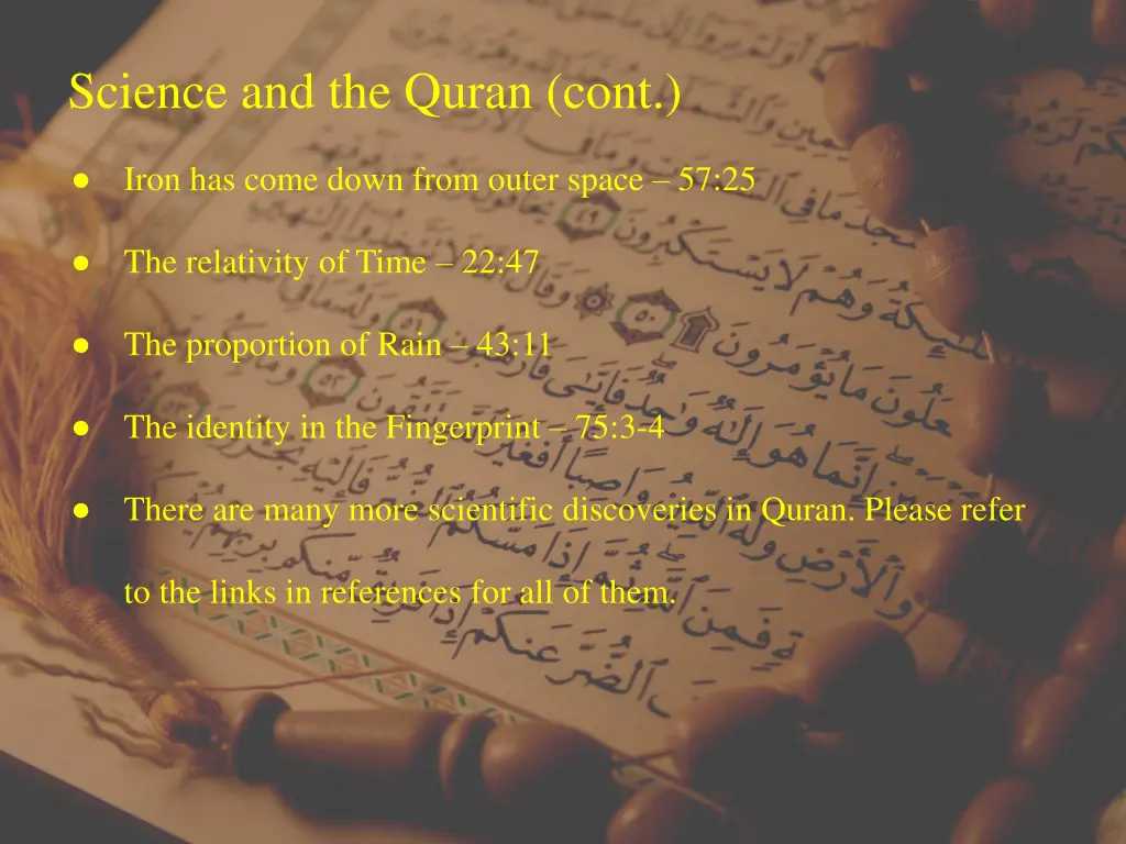 science and the quran cont