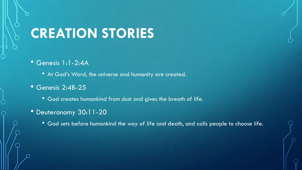 creation stories