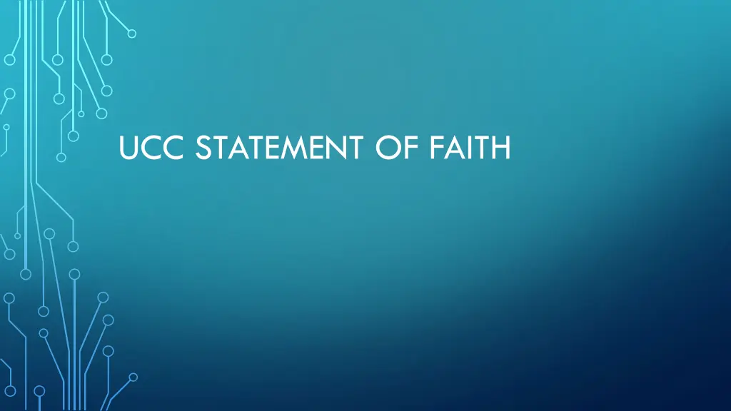 ucc statement of faith