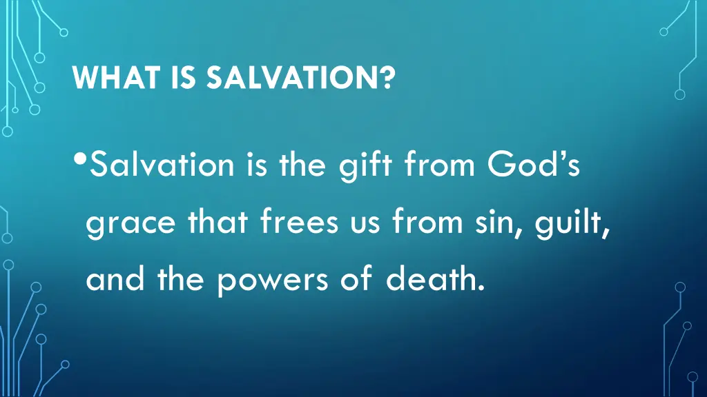 what is salvation