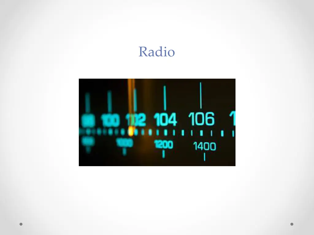 radio