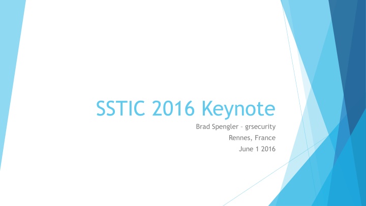 sstic 2016 keynote