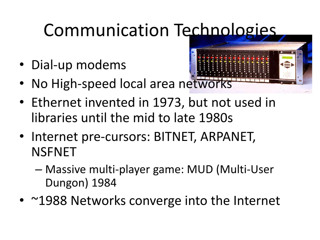 communication technologies