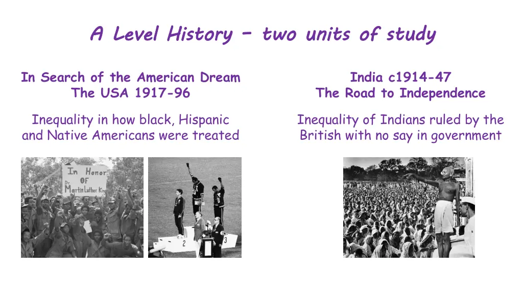 a level history