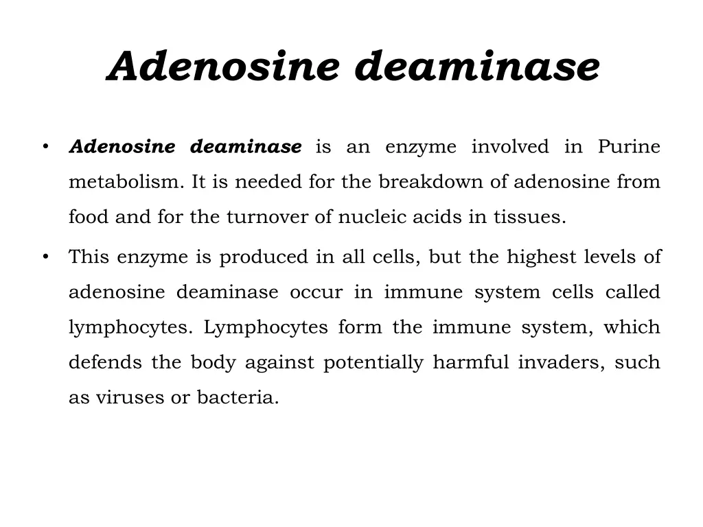 adenosine deaminase