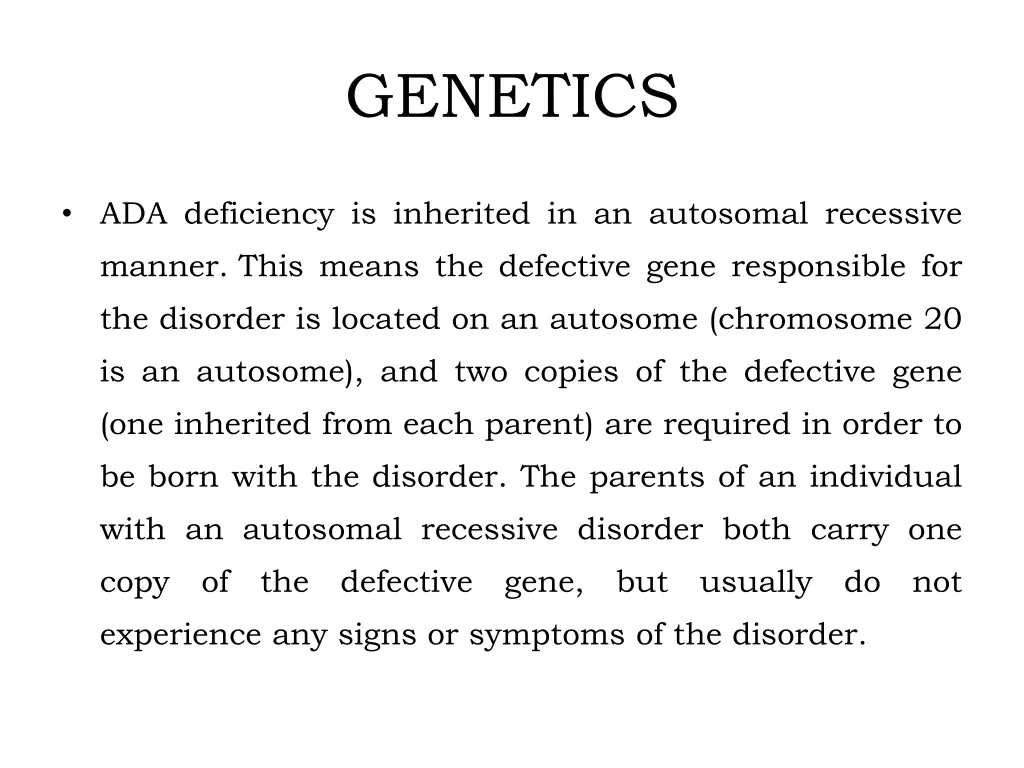 genetics