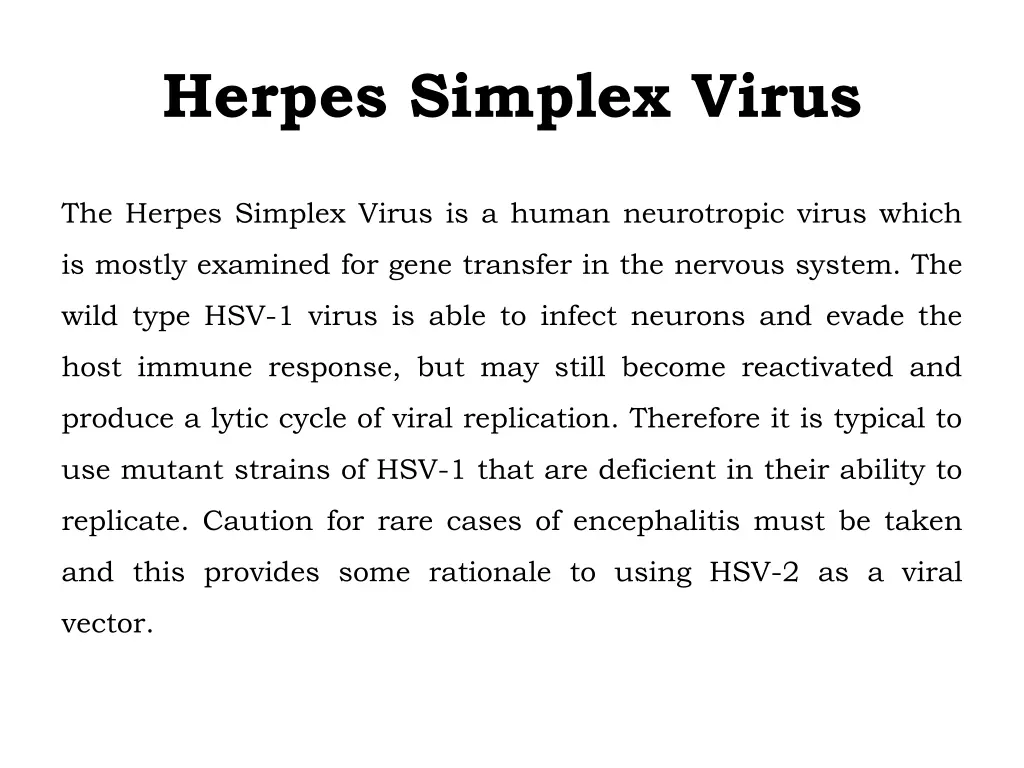 herpes simplex virus