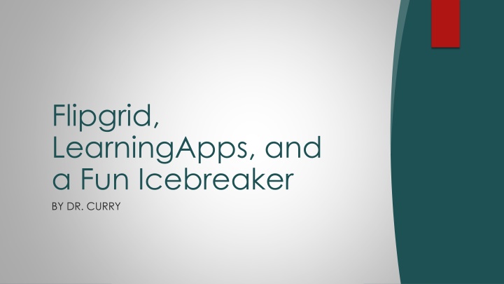 flipgrid learningapps and a fun icebreaker