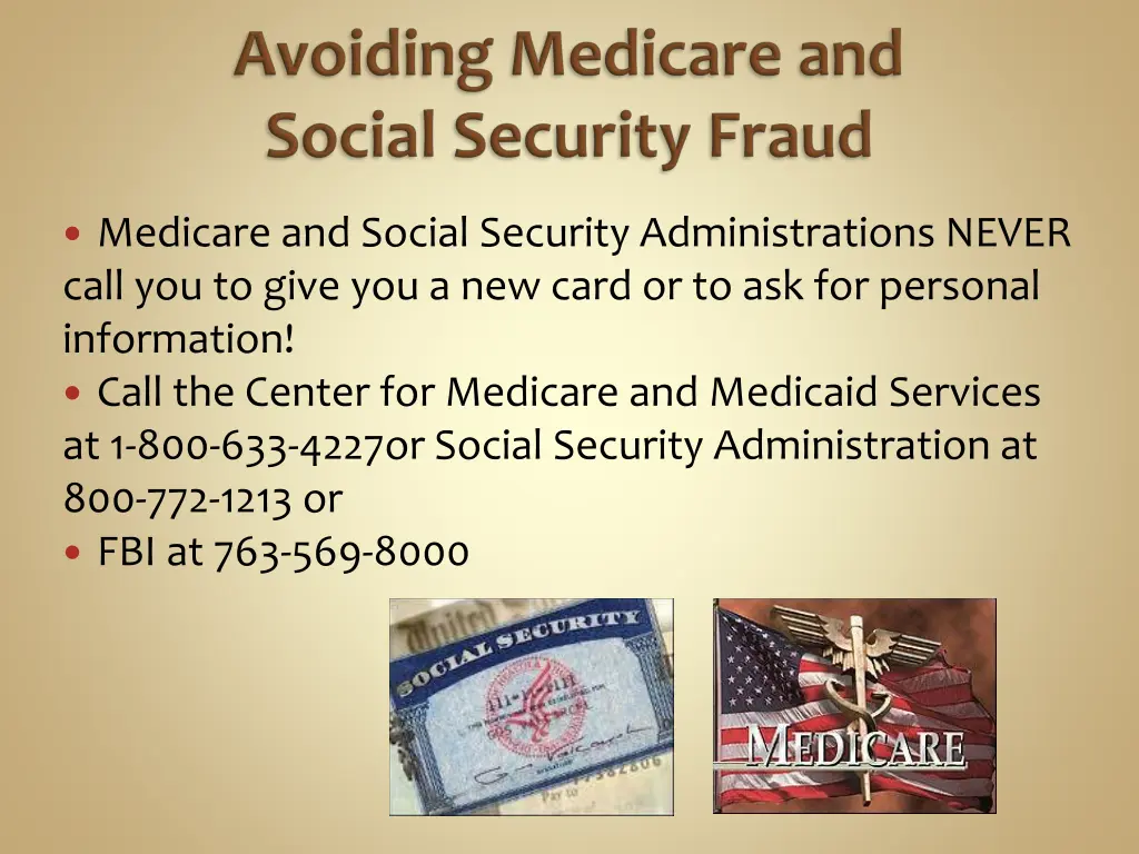 medicare and social security administrations