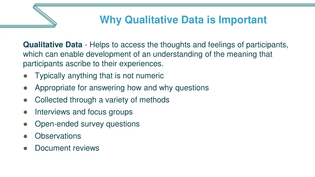 why qualitative data is important