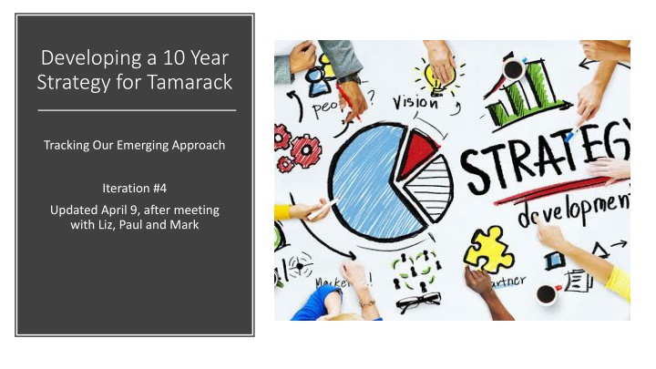 developing a 10 year strategy for tamarack