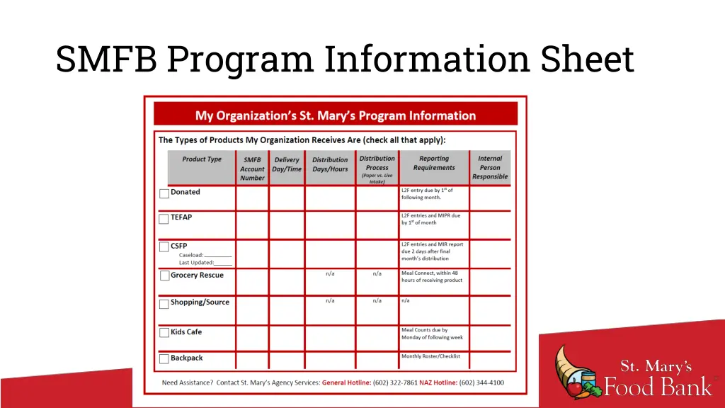 smfb program information sheet 1