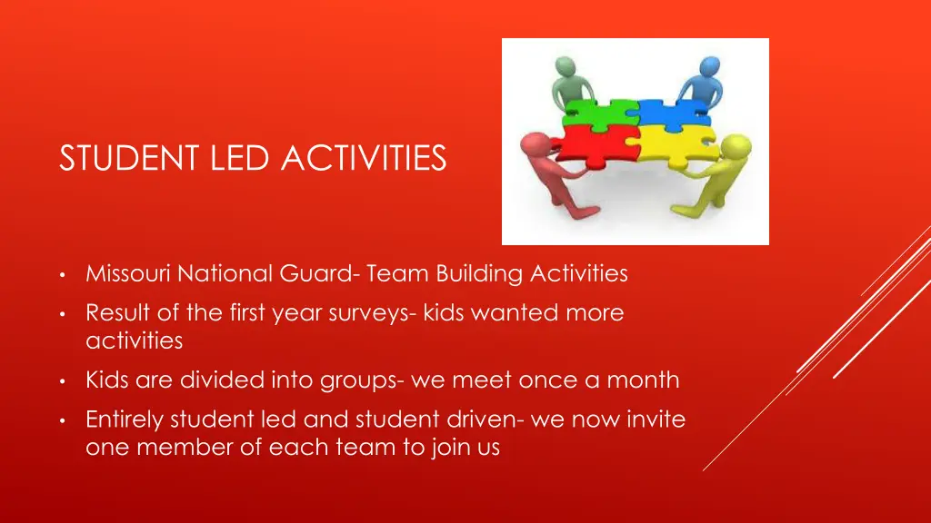 student led activities