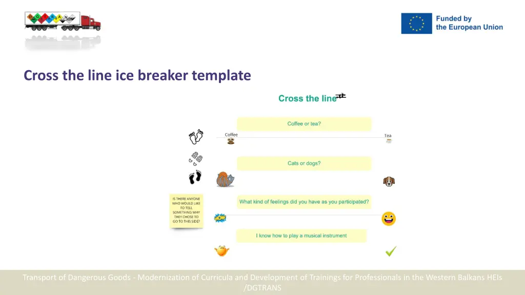 cross the line ice breaker template