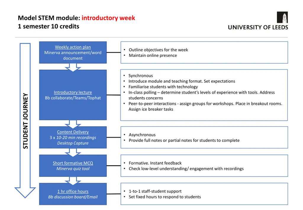 model stem module introductory week 1 semester