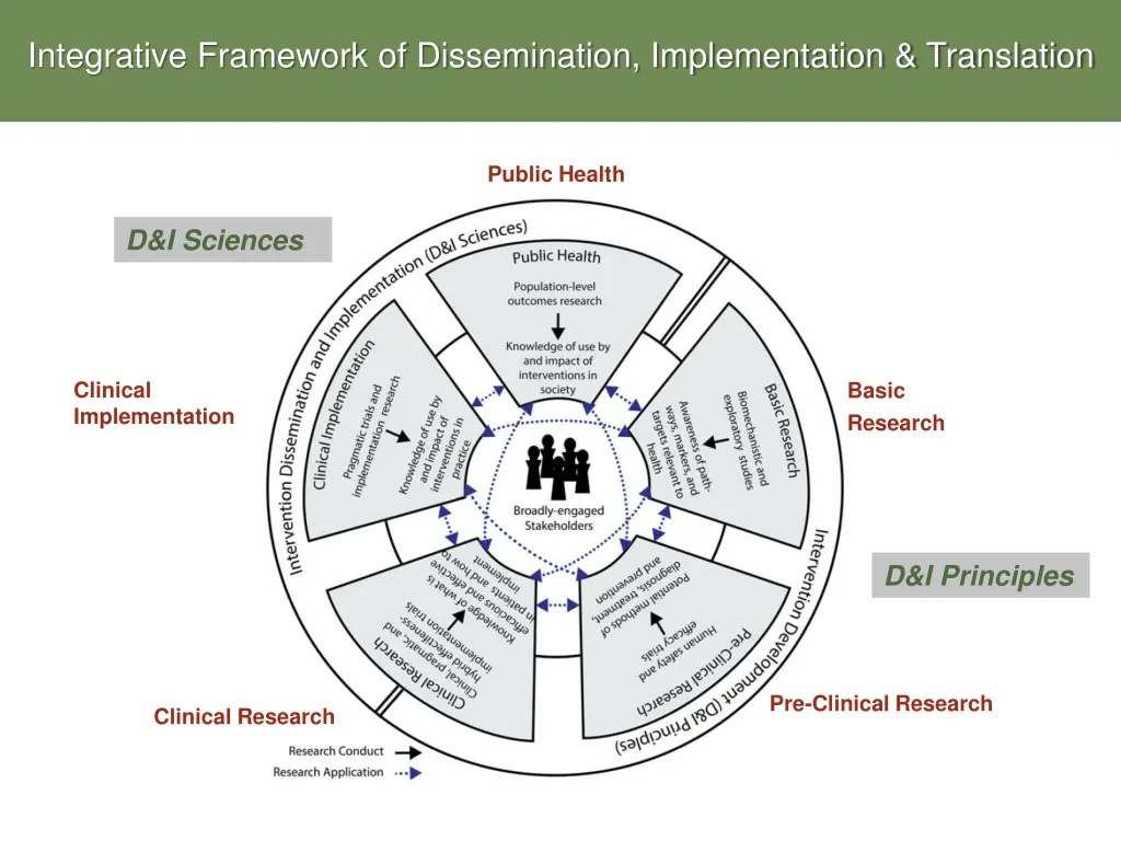 integrative framework of dissemination