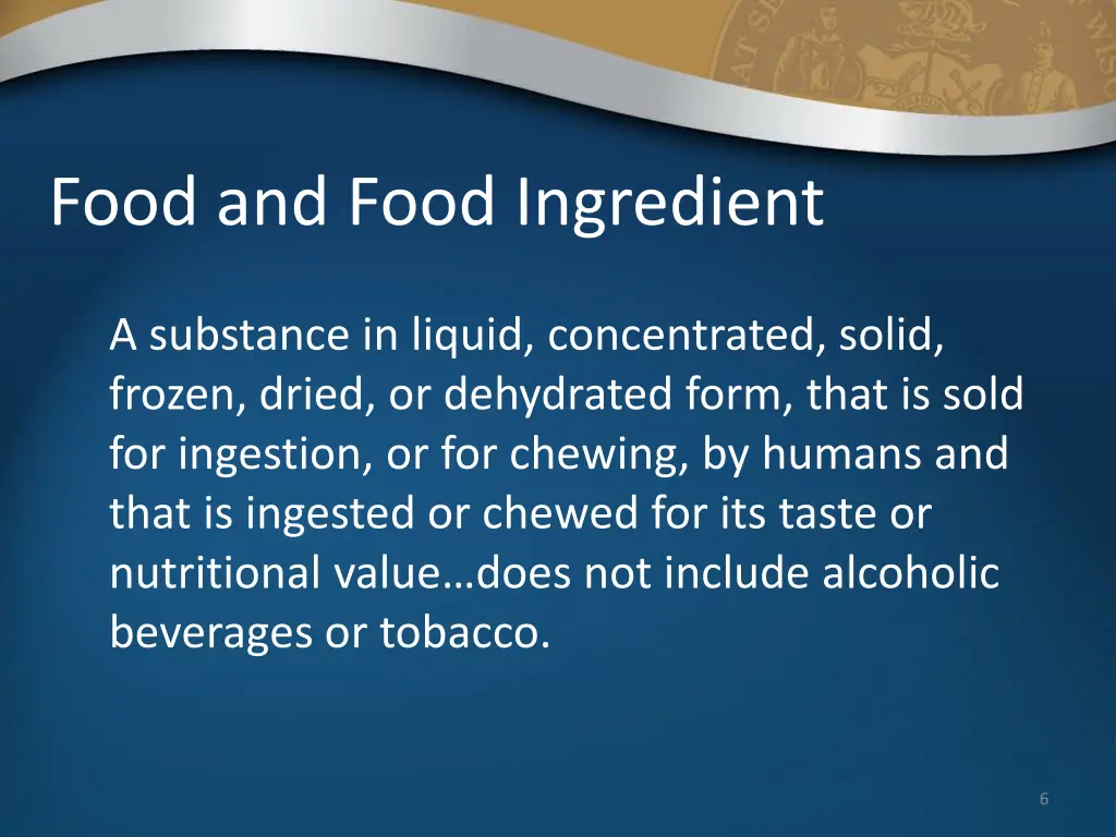 food and food ingredient